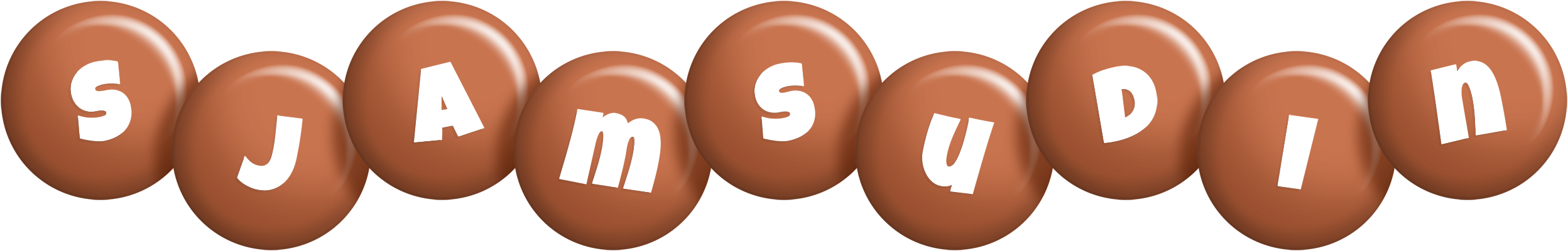 Sjamsudin candy-brown logo
