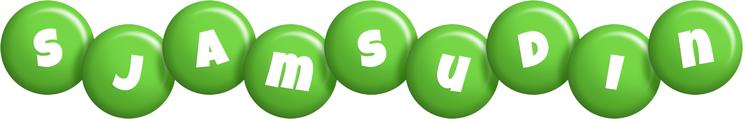 Sjamsudin candy-green logo