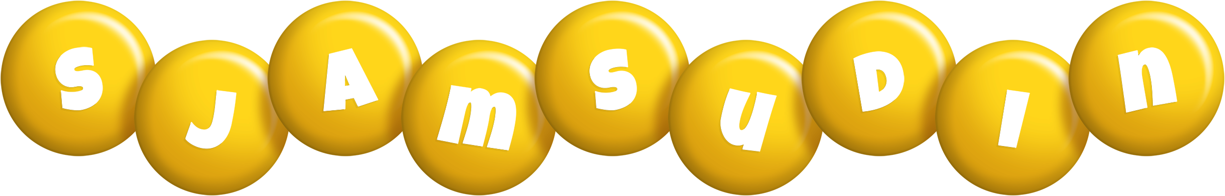 Sjamsudin candy-yellow logo