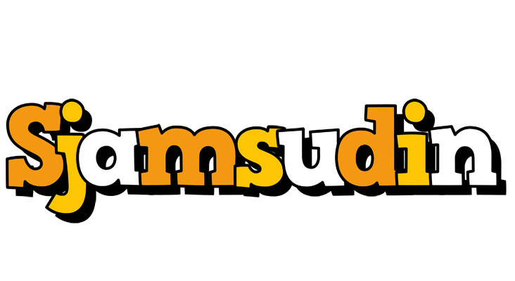 Sjamsudin cartoon logo