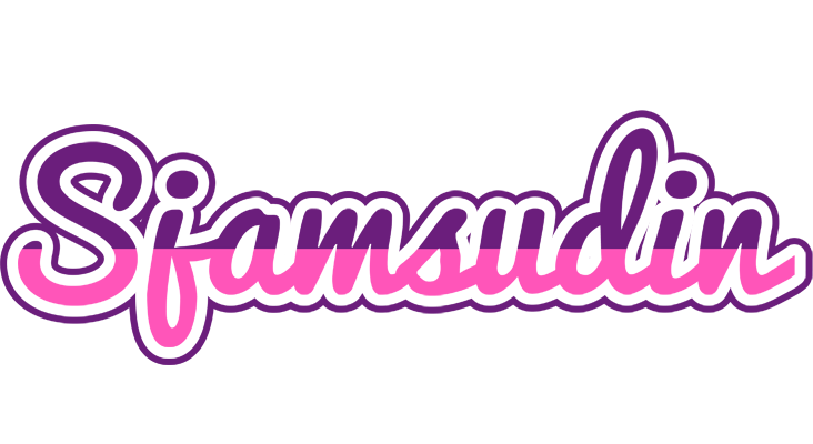 Sjamsudin cheerful logo