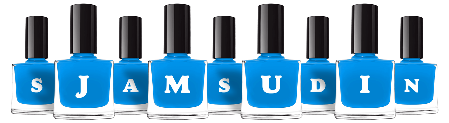 Sjamsudin glossy logo