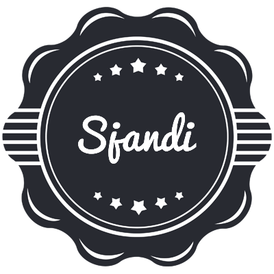 Sjandi badge logo