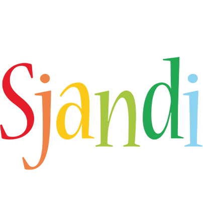 Sjandi birthday logo