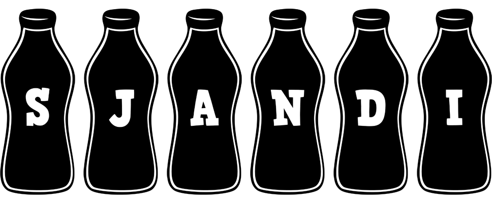 Sjandi bottle logo