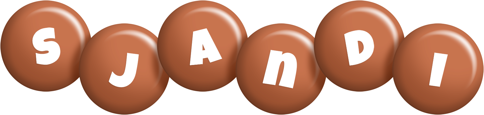 Sjandi candy-brown logo