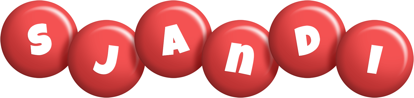 Sjandi candy-red logo