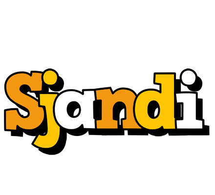 Sjandi cartoon logo