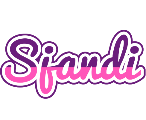Sjandi cheerful logo