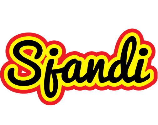 Sjandi flaming logo