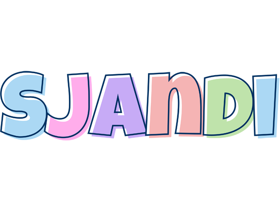 Sjandi pastel logo
