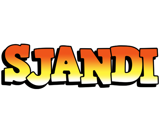 Sjandi sunset logo