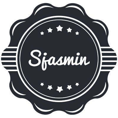 Sjasmin badge logo