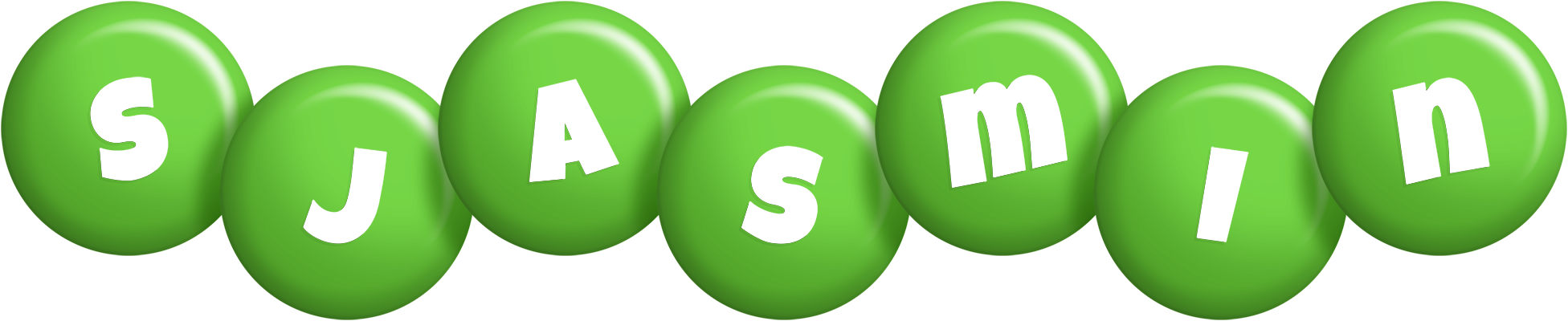 Sjasmin candy-green logo
