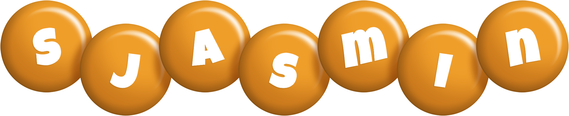 Sjasmin candy-orange logo