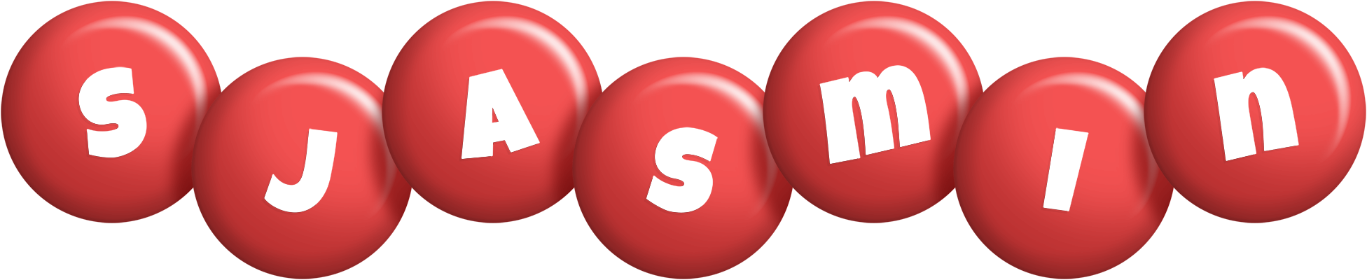 Sjasmin candy-red logo