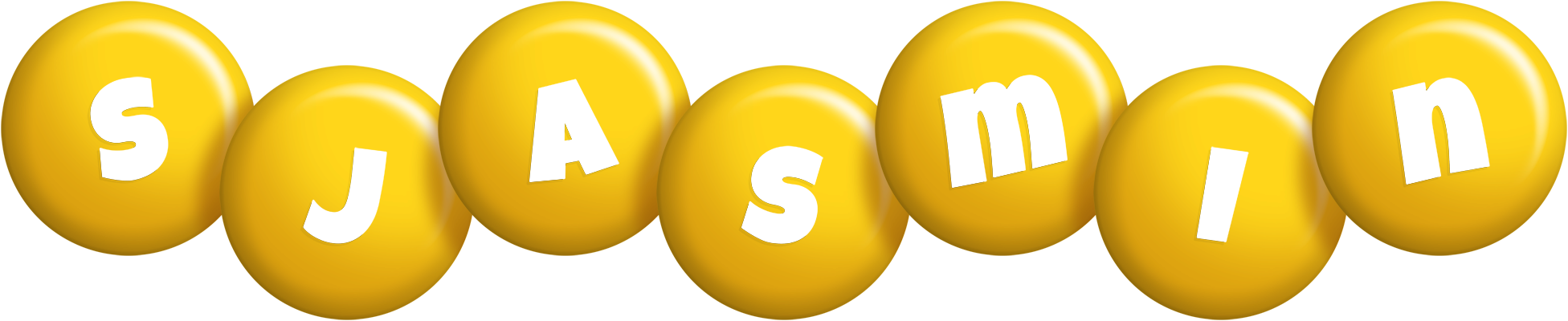 Sjasmin candy-yellow logo