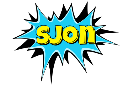 Sjon amazing logo