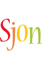 Sjon birthday logo