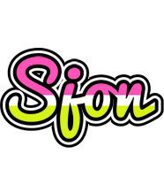 Sjon candies logo