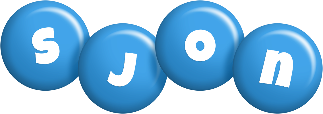 Sjon candy-blue logo