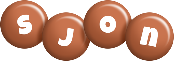 Sjon candy-brown logo