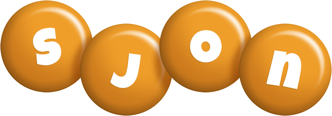 Sjon candy-orange logo