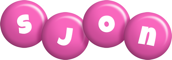 Sjon candy-pink logo