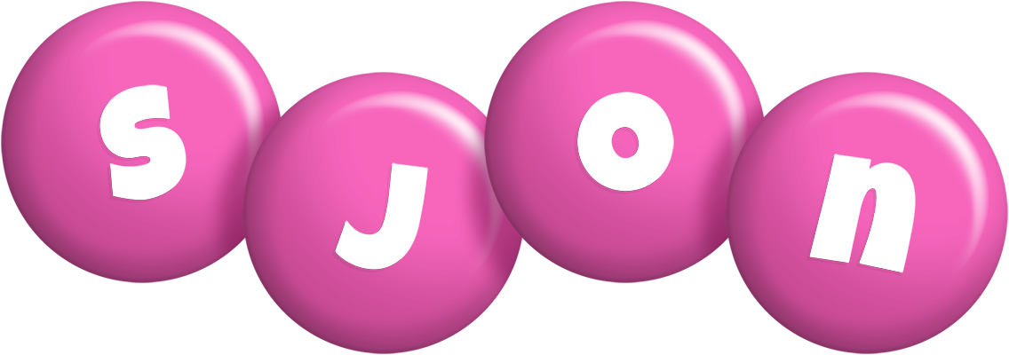 Sjon candy-pink logo