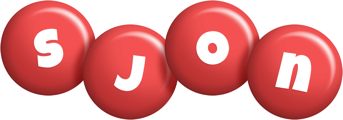 Sjon candy-red logo