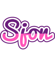 Sjon cheerful logo