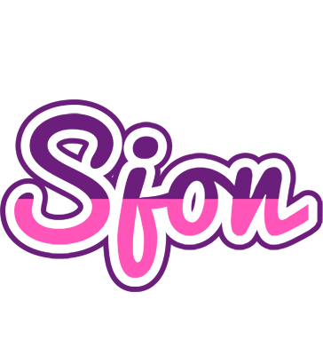 Sjon cheerful logo