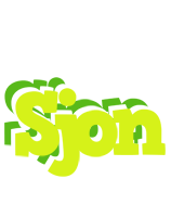 Sjon citrus logo