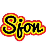 Sjon flaming logo