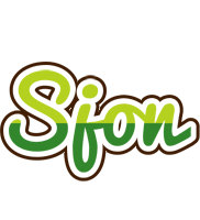 Sjon golfing logo