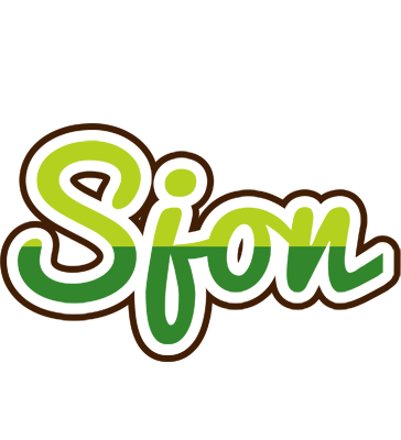 Sjon golfing logo