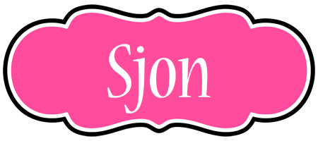 Sjon invitation logo