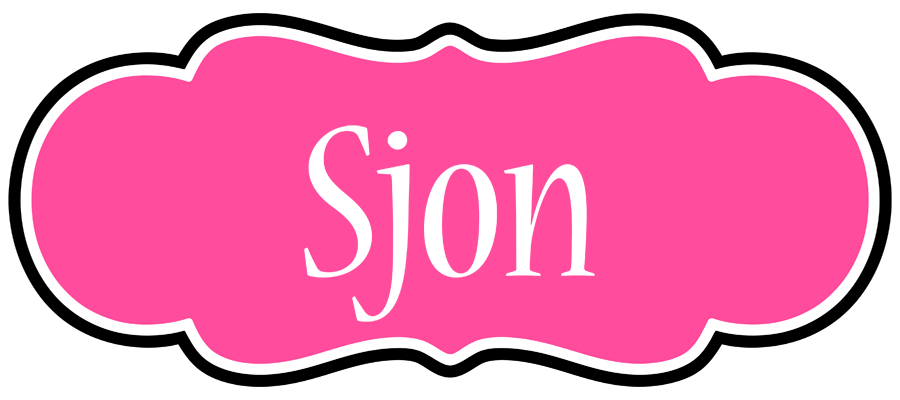 Sjon invitation logo