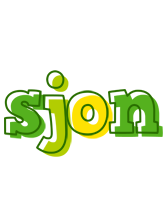 Sjon juice logo