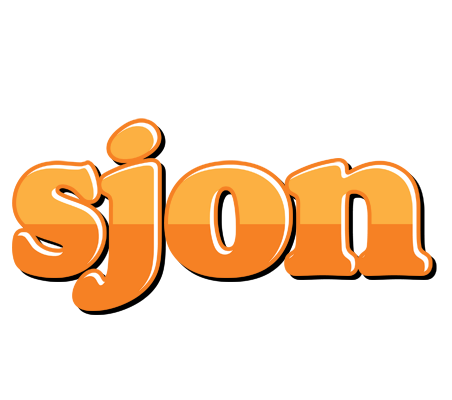 Sjon orange logo