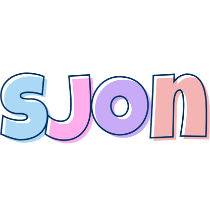 Sjon pastel logo