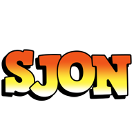 Sjon sunset logo