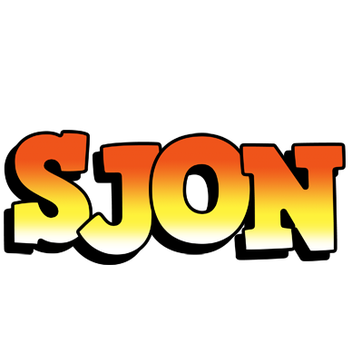 Sjon sunset logo