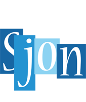 Sjon winter logo