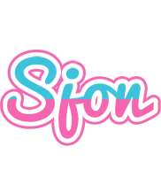 Sjon woman logo