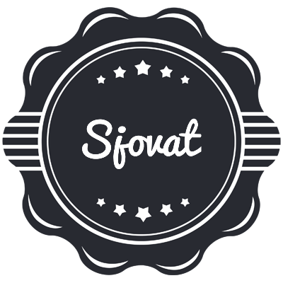 Sjovat badge logo