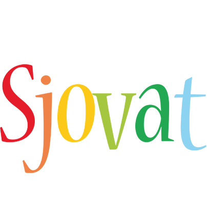 Sjovat birthday logo
