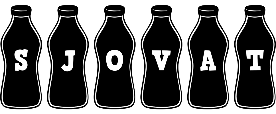 Sjovat bottle logo
