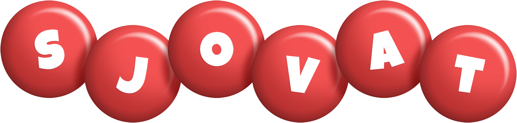 Sjovat candy-red logo