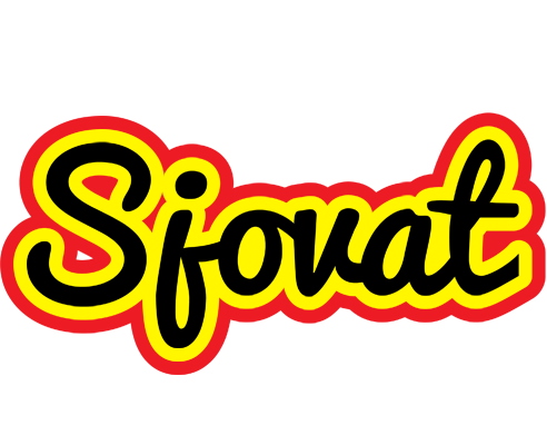 Sjovat flaming logo